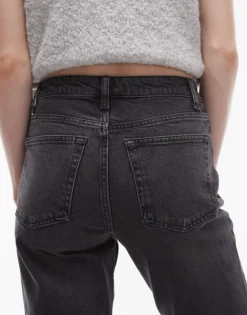TOPSHOP Mittlere Taille Gerade geschnitten Jeans