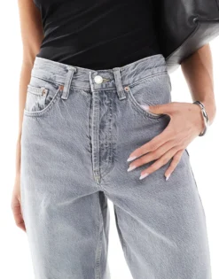 TOPSHOP Mittlere Taille Locker geschnitten Jeans