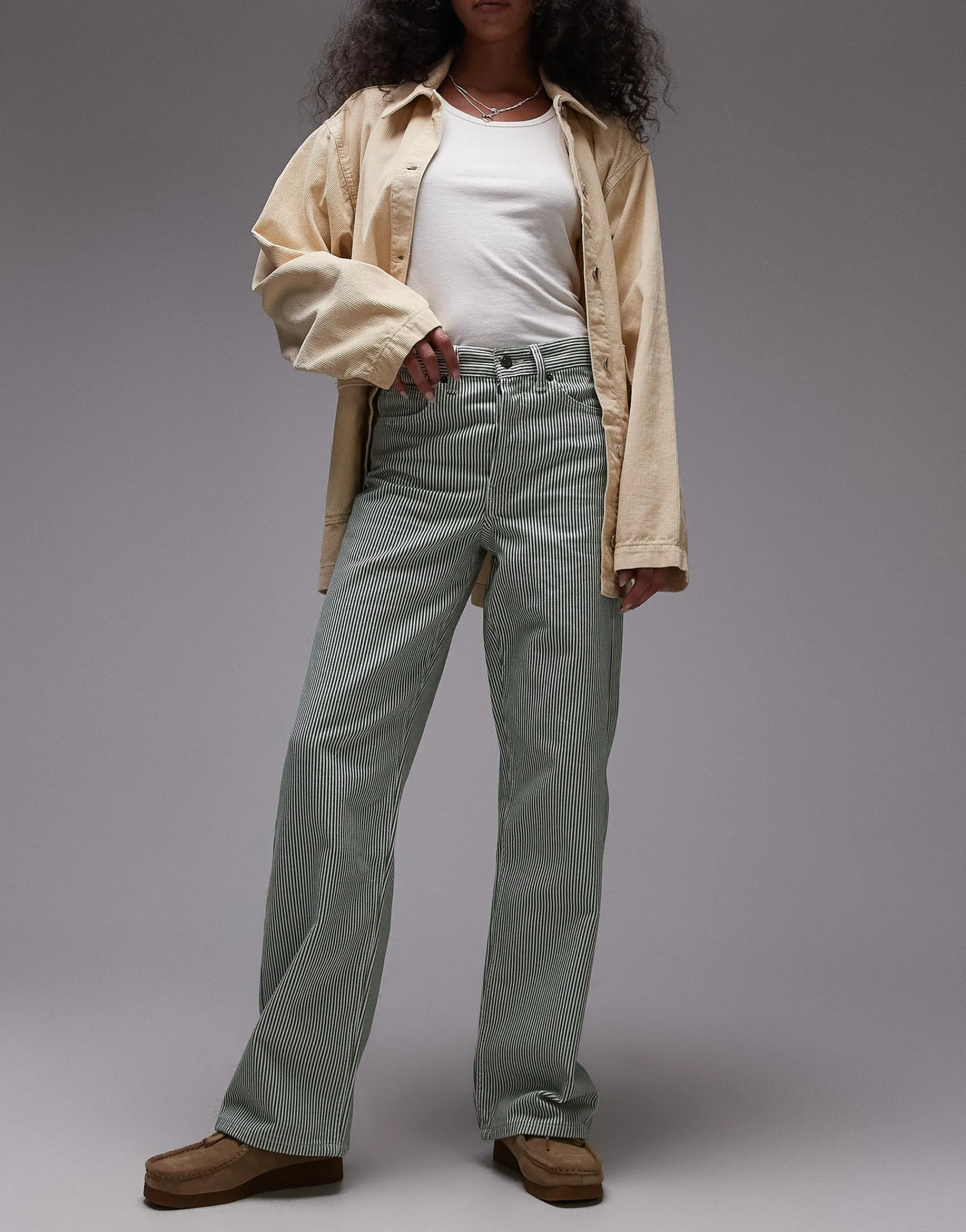 TOPSHOP Mittlere Taille Locker geschnitten Jeans