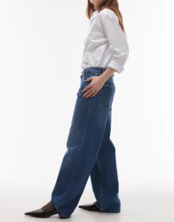 TOPSHOP Niedrige Taille Locker geschnitten Jeans