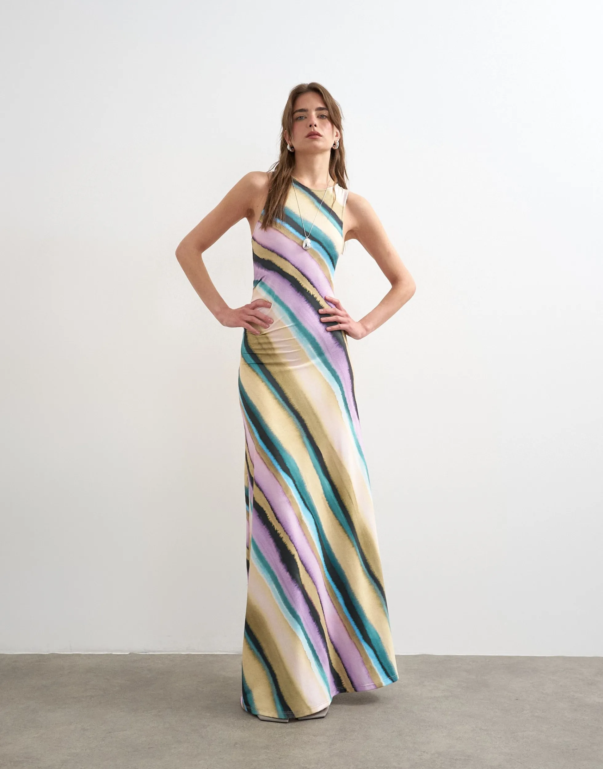 TSANE Langes Kleid