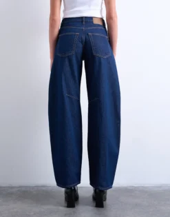 TSBARREL Hohe Taille Barrel Fit Jeans