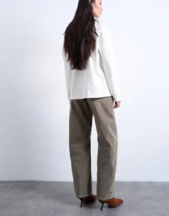 TSBARREL Hohe Taille Barrel Fit Jeans