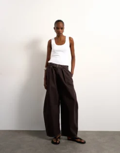 TSBELLE Mid Rise Barrel Fit Jeans
