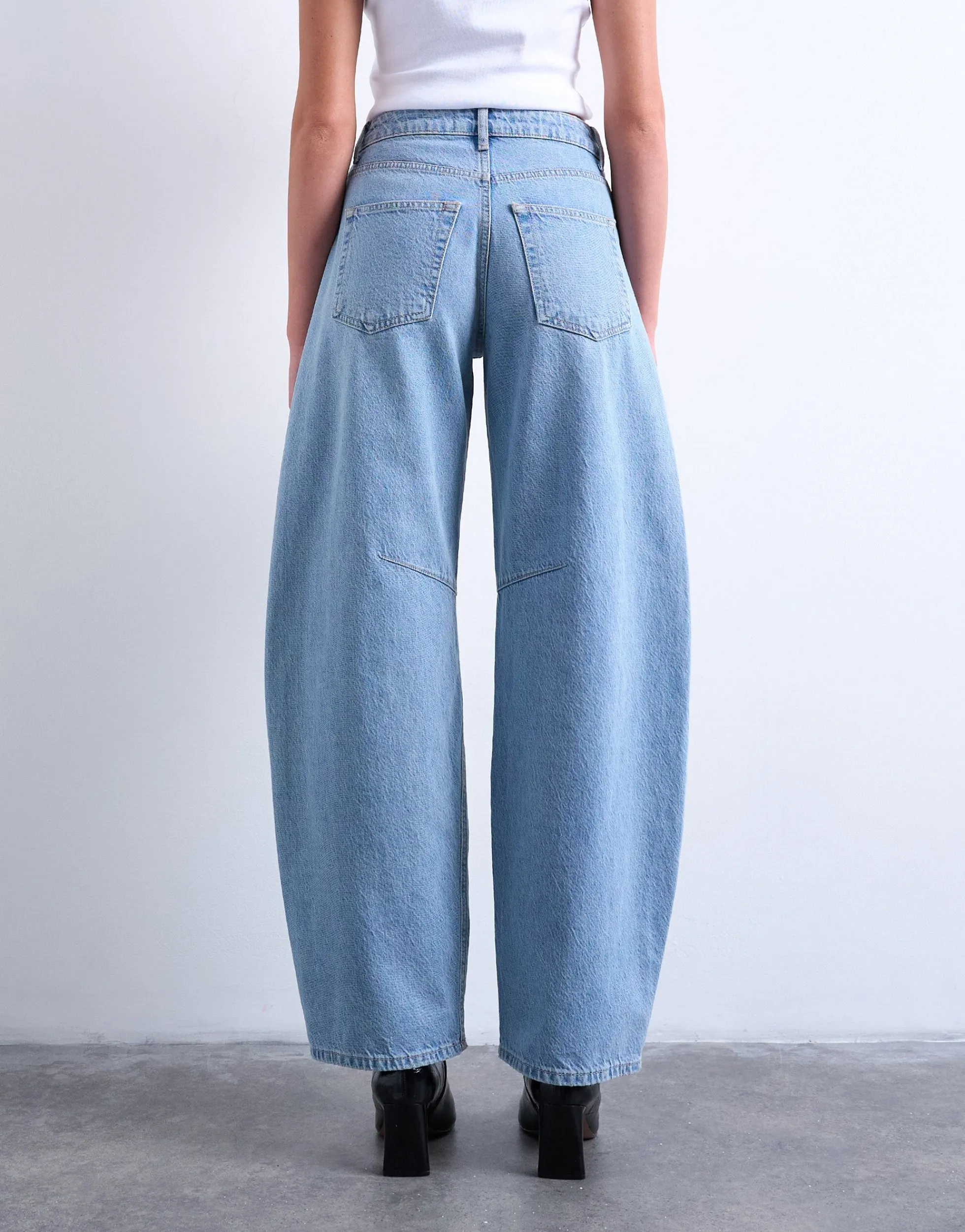 TSBENTE Mid Rise Normal geschnitten Jeans