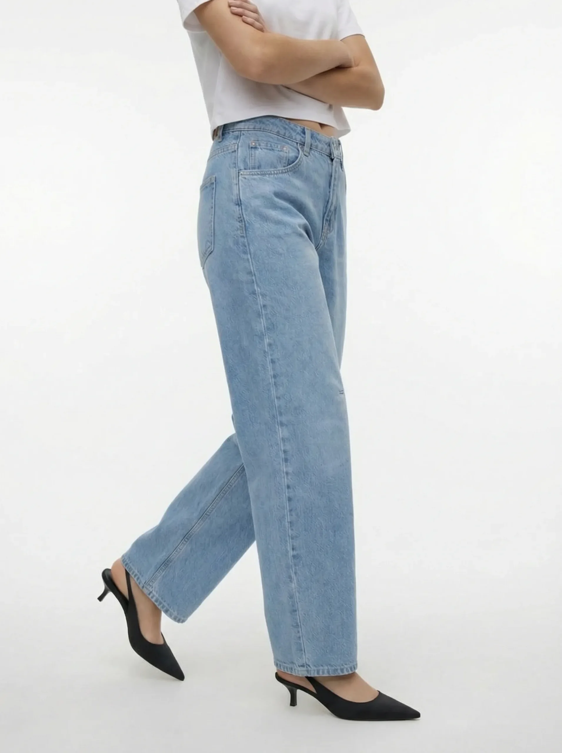 TSBENTE Mid Rise Normal geschnitten Jeans