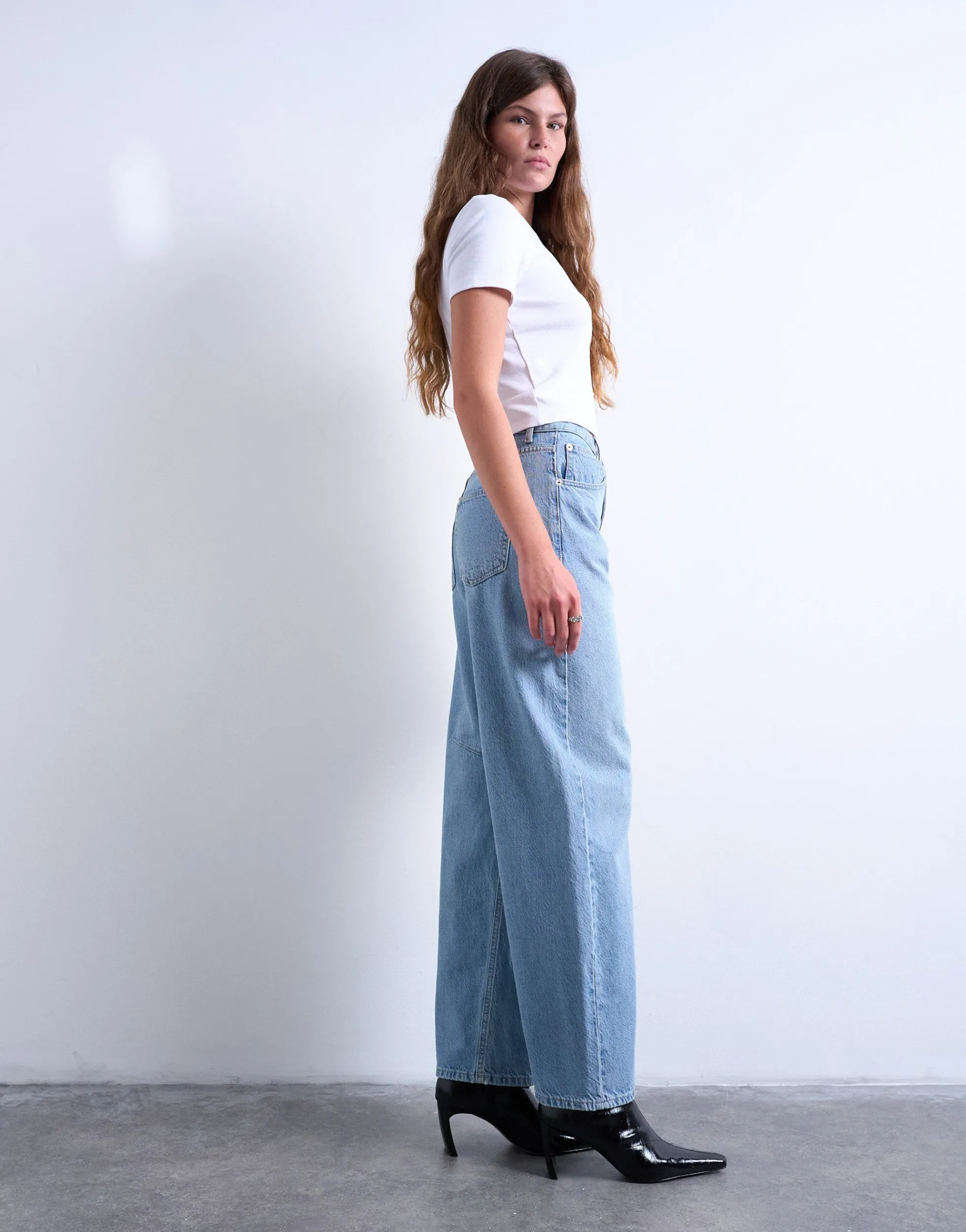 TSBENTE Mid Rise Normal geschnitten Jeans