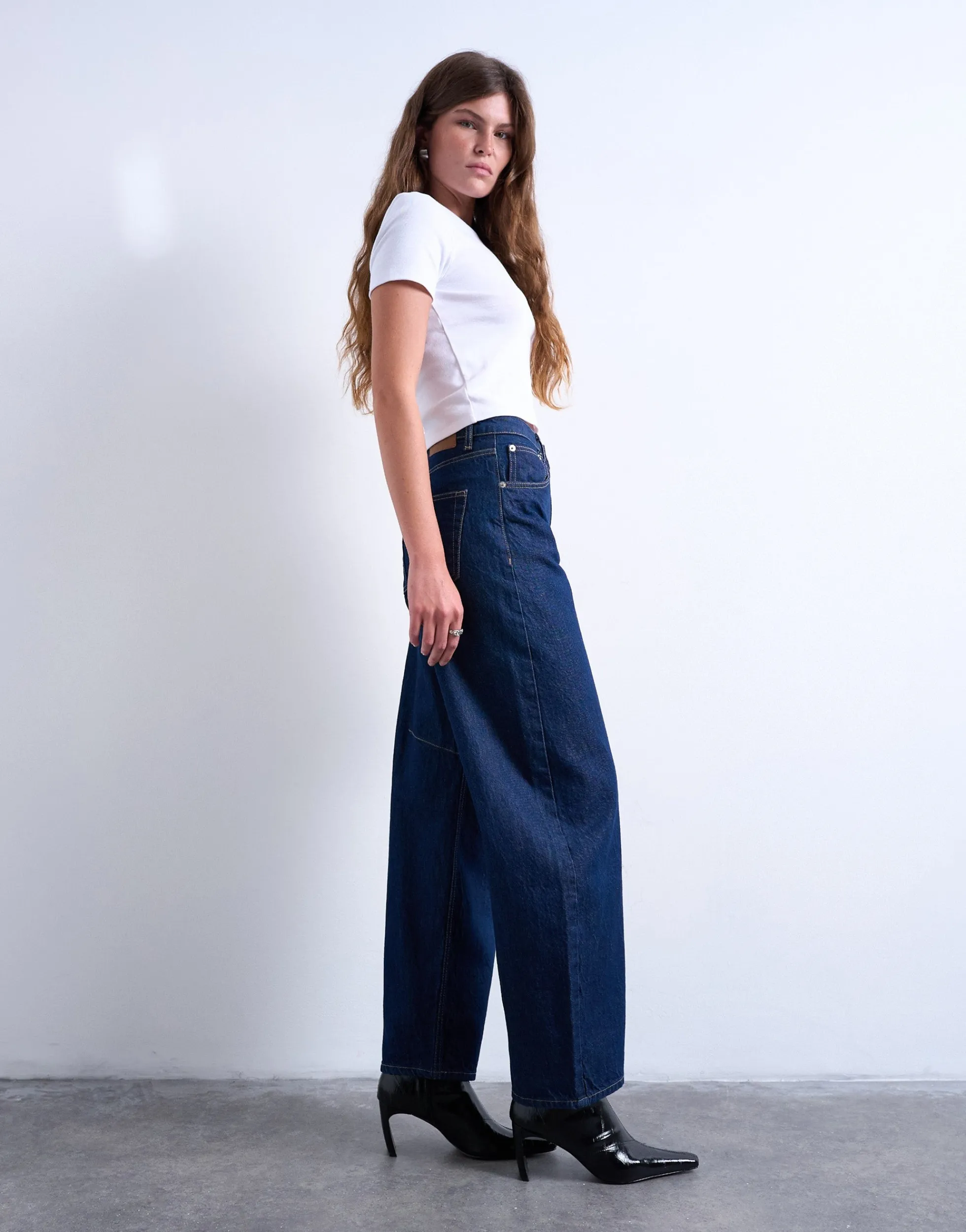 TSBENTE Mid Rise Normal geschnitten Jeans