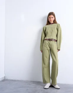 TSBREE Barrel Fit Jeans