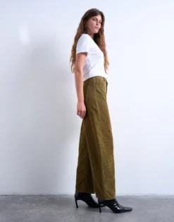 TSBRIANA Sehr niedrige Taille Weiter Beinschnitt Jeans
