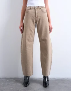 TSBRIANNA Hohe Taille Barrel Fit Jeans