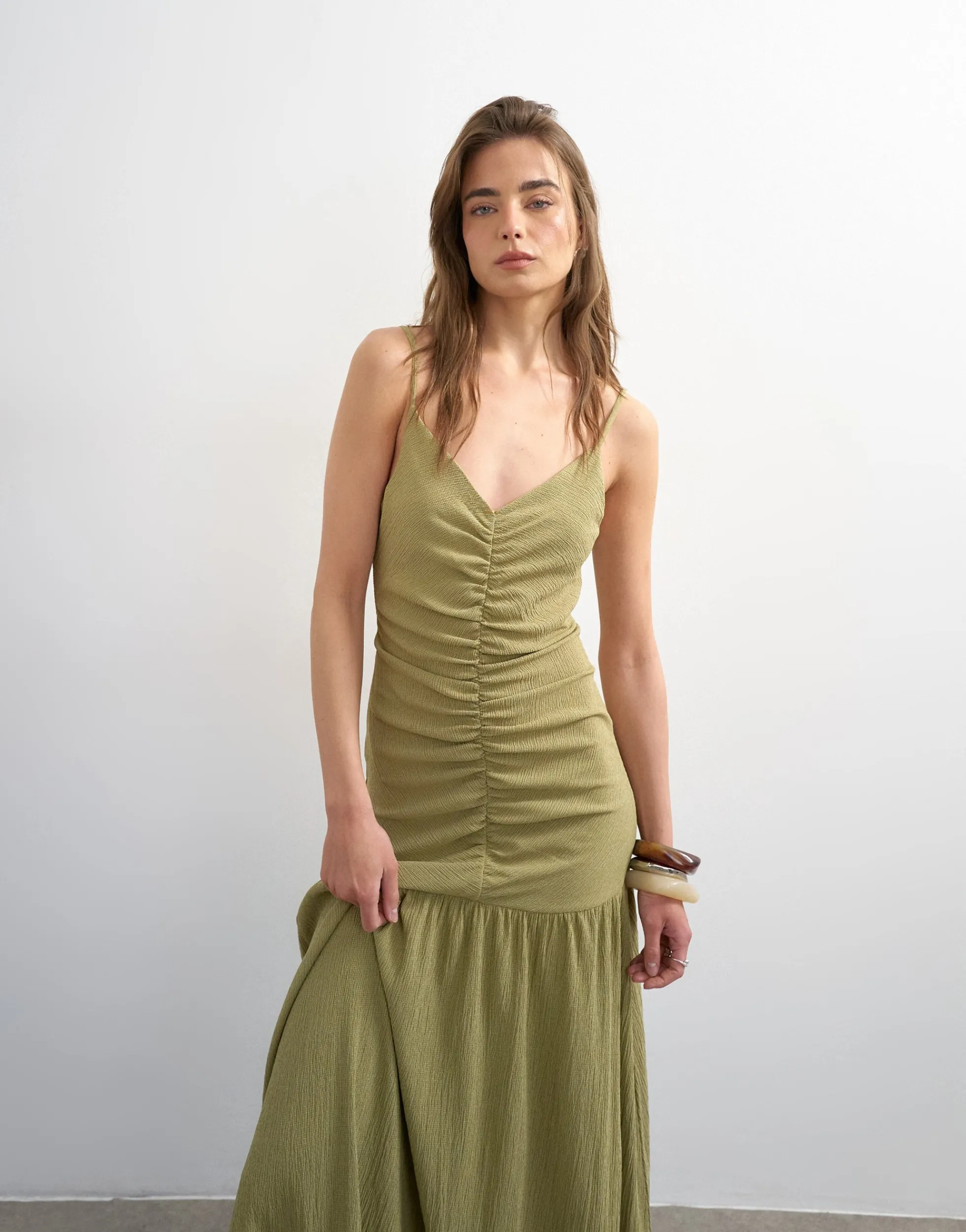 TSCHRISTINA Langes Kleid