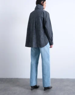 TSCINCH Niedrige Taille Weiter Beinschnitt Jeans