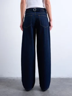 TSCINCH Niedrige Taille Weiter Beinschnitt Jeans