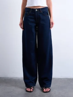 TSCINCH Niedrige Taille Weiter Beinschnitt Jeans