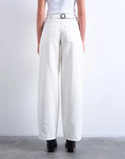 TSCINCH Niedrige Taille Weiter Beinschnitt Jeans