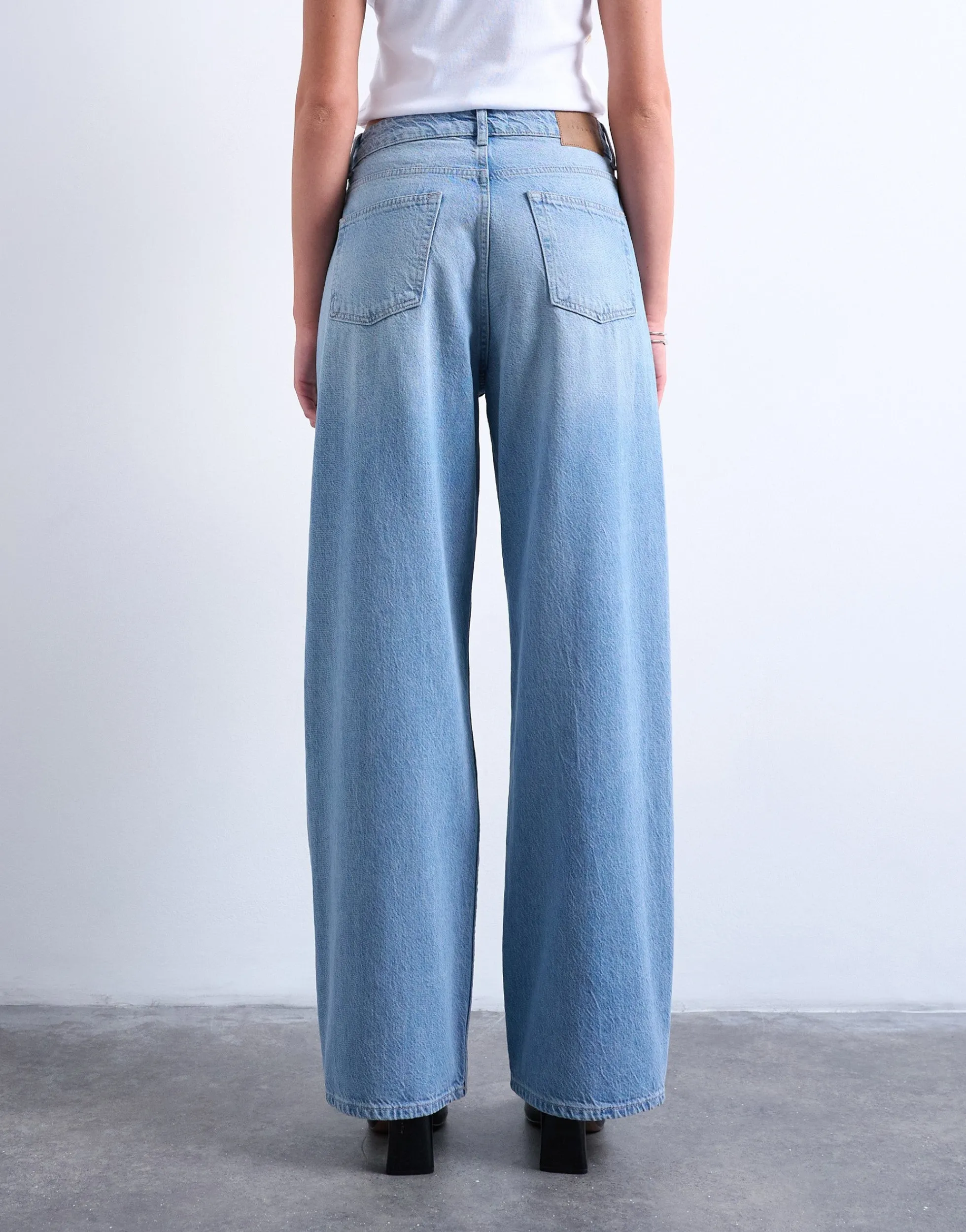 TSCOLUMN Mid Rise Gerade geschnitten Jeans