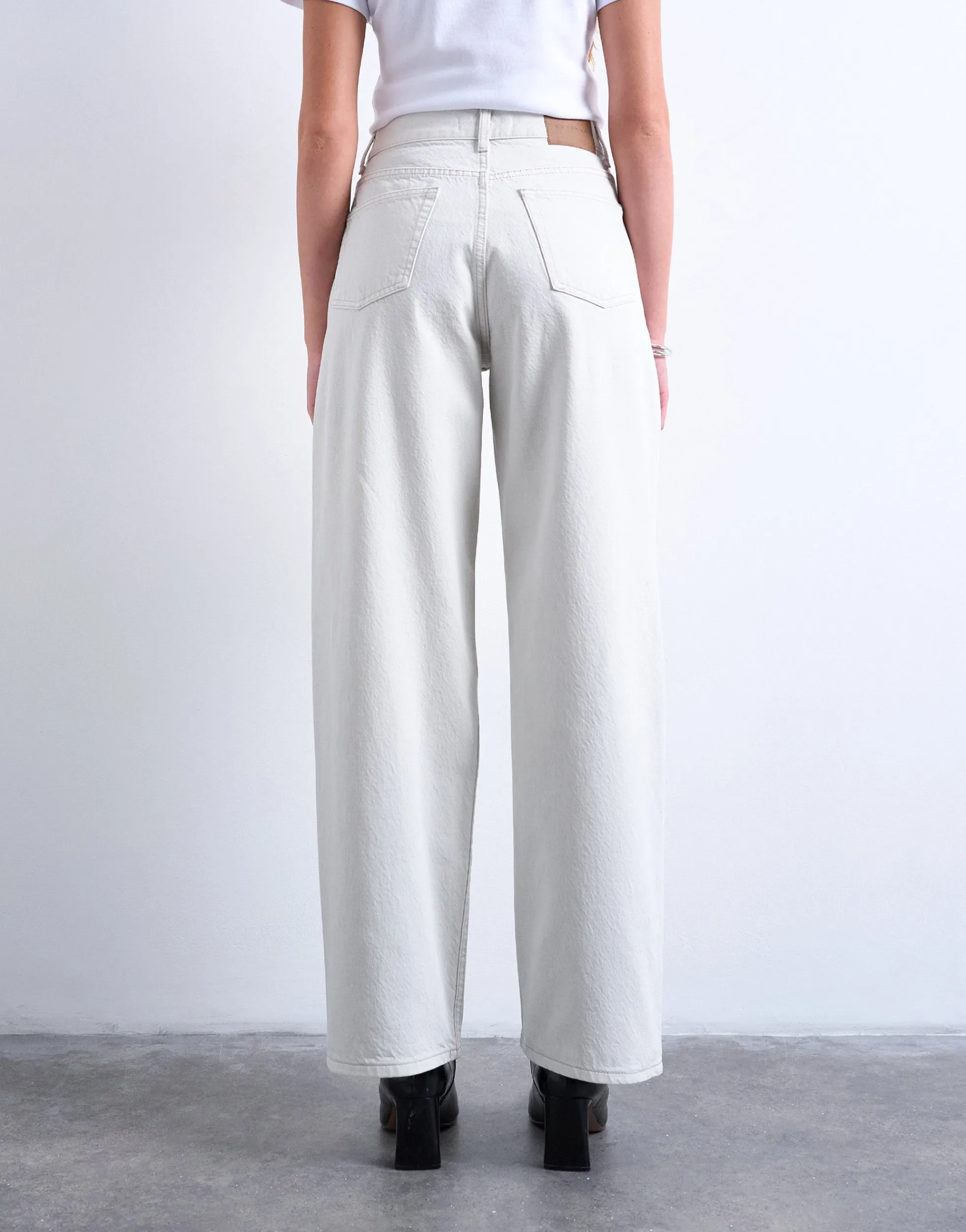 TSCOLUMN Mid Rise Gerade geschnitten Jeans