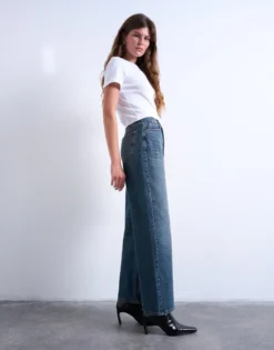 TSCOLUMN Mid Rise Gerade geschnitten Jeans