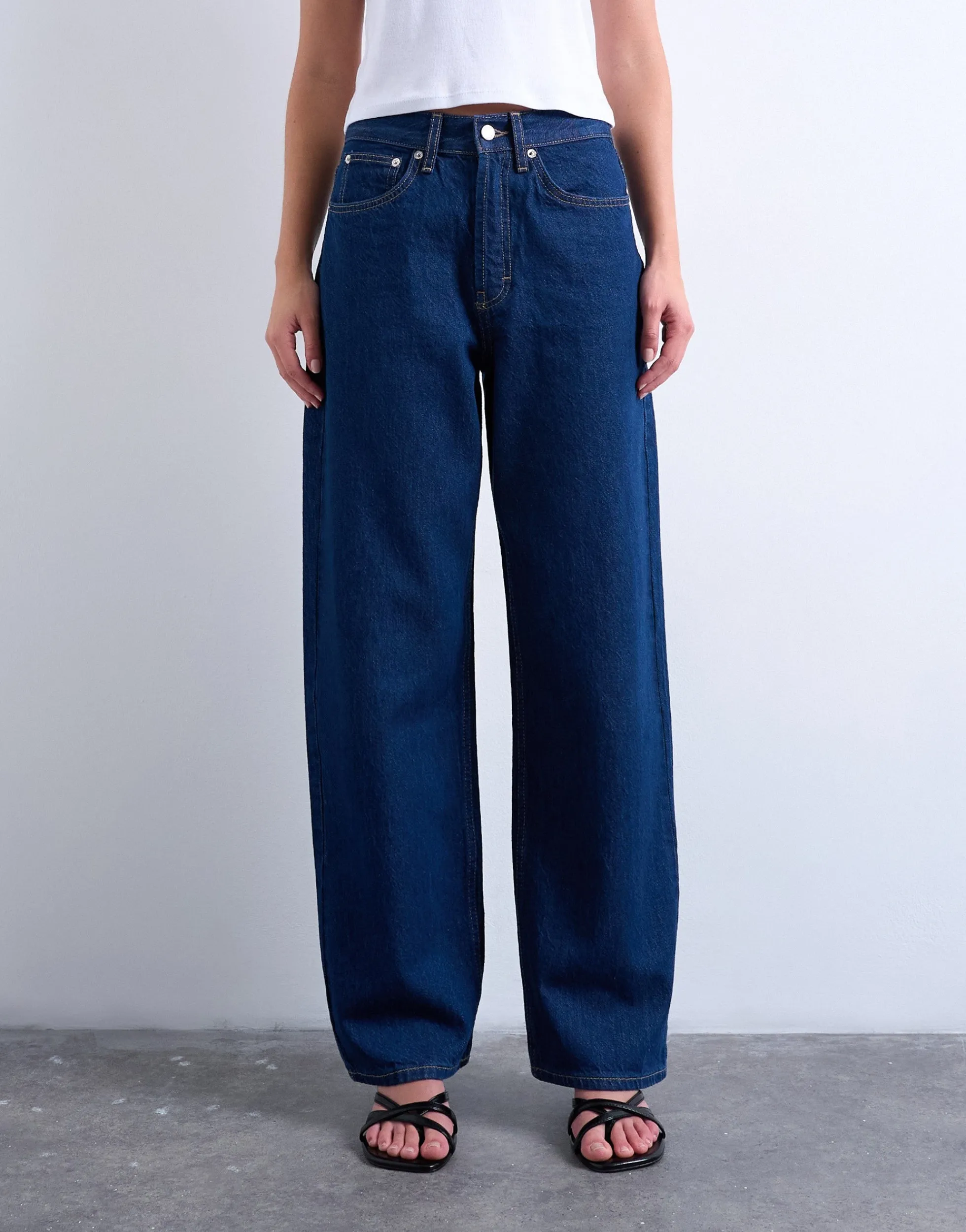 TSCOLUMN Mid Rise Normal geschnitten Jeans