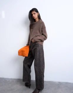TSCOLUMN Mid Rise Normal geschnitten Jeans