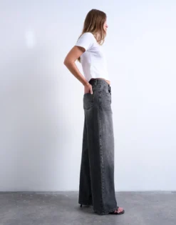 TSCOLUMN Mid Rise Normal geschnitten Jeans