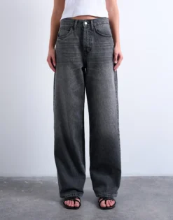 TSCOLUMN Mid Rise Normal geschnitten Jeans