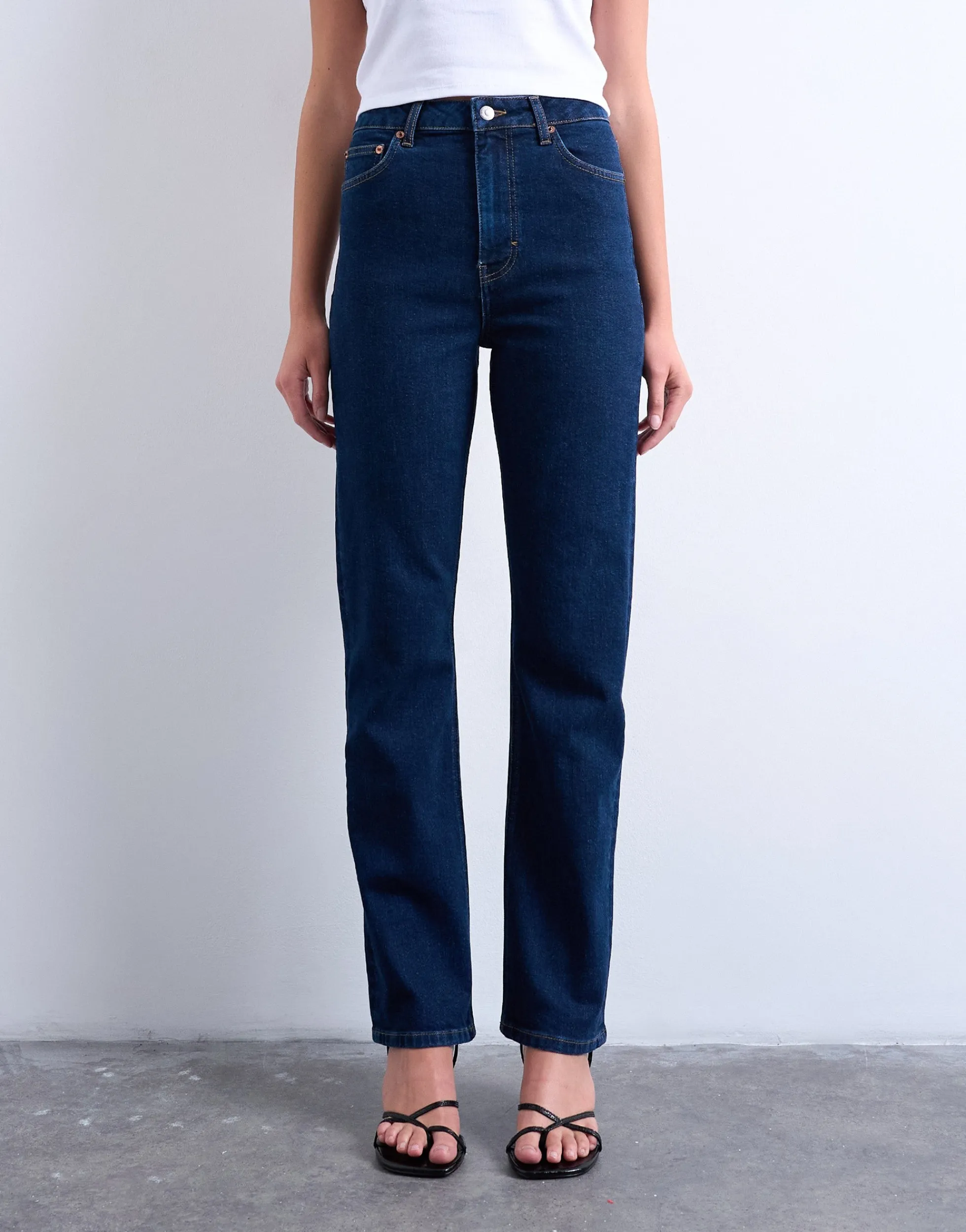 TSDREE Gerade geschnittener Slim Fit Jeans