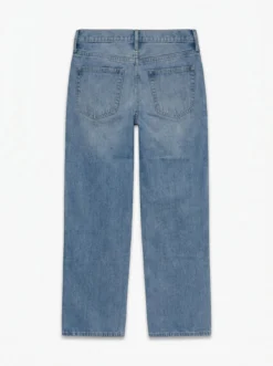 TSEMBER Niedrige Taille Weiter Beinschnitt Jeans