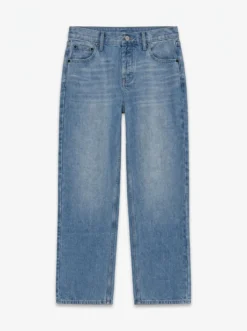 TSEMBER Niedrige Taille Weiter Beinschnitt Jeans