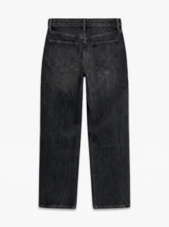 TSEMBER Niedrige Taille Weiter Beinschnitt Jeans