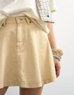 TSHANNA Hohe Taille Minirock