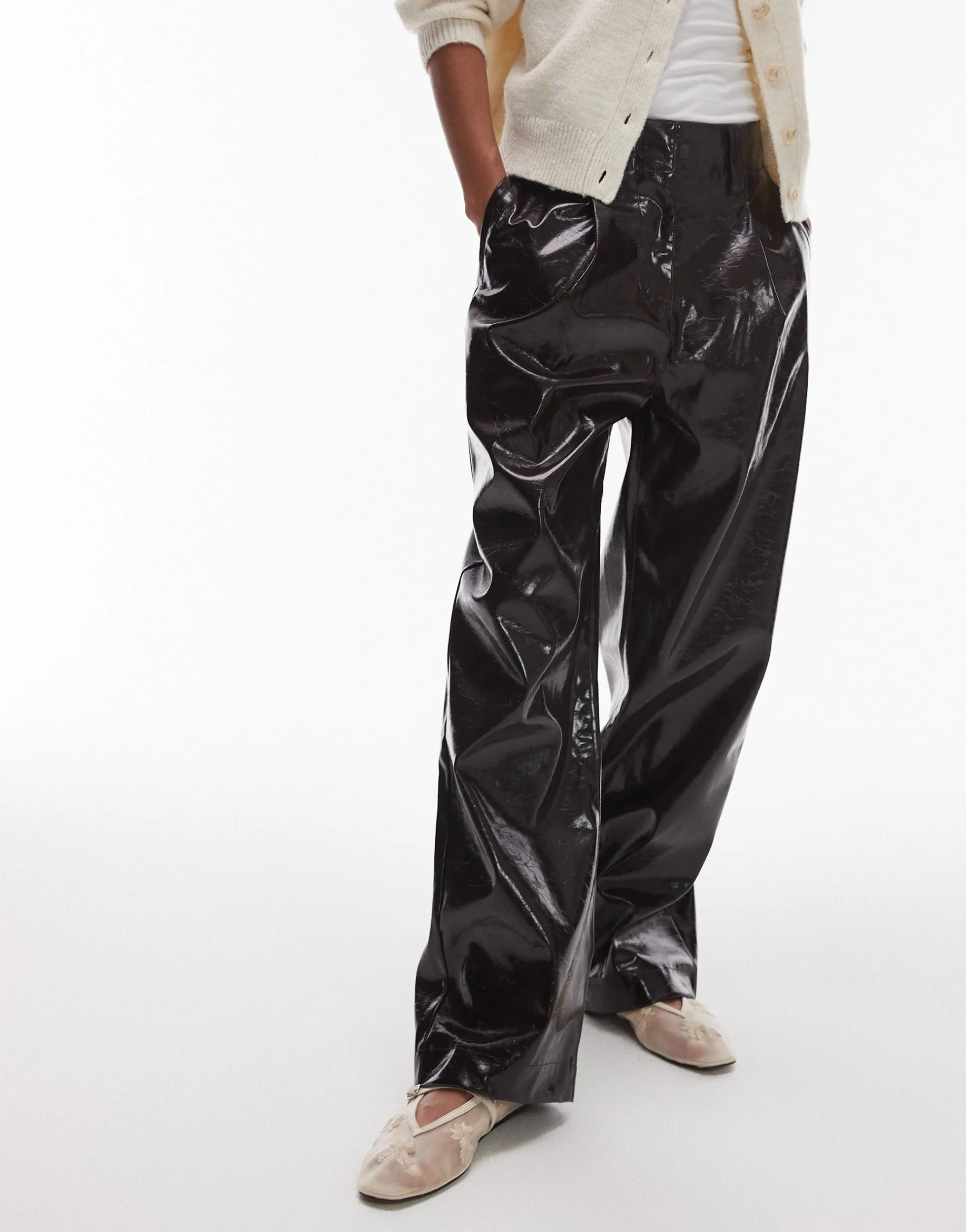 TSHEIDI Hohe Taille Hose