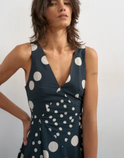 TSINGE Langes Kleid