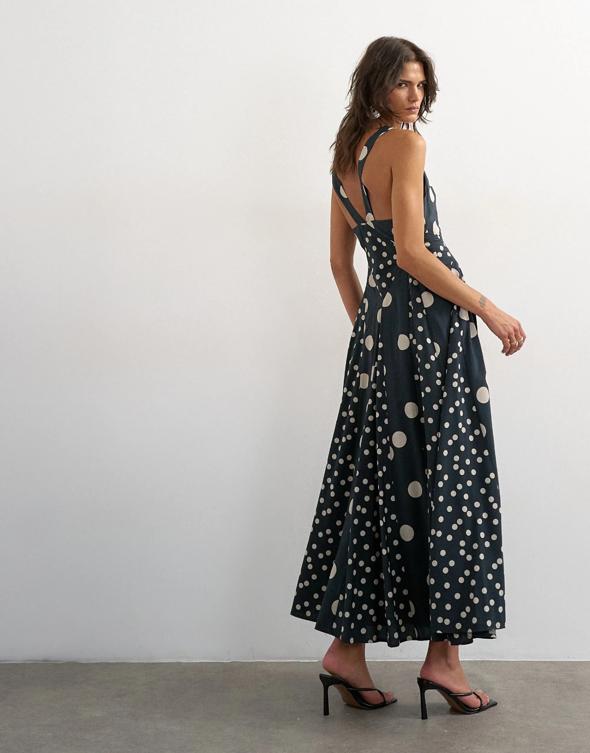TSINGE Langes Kleid