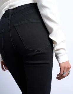 TSJAMIE Hohe Taille Ausgestellt Jeans