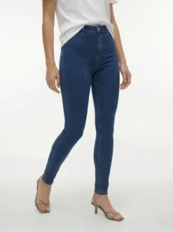 TSJONI Hohe Taille Skinny Fit Jeans