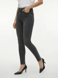 TSJONI Hohe Taille Skinny Fit Jeans