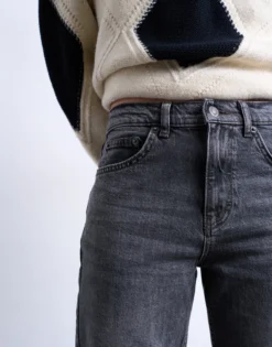 TSKARLA Niedrige Taille Gerade geschnitten Jeans