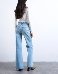 TSMARIE Mid Rise Ausgestellt Jeans