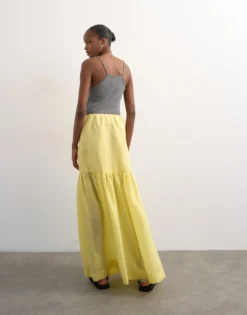 TSMARYA Hohe Taille Langer Rock