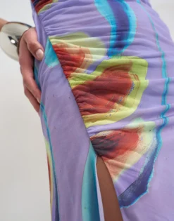 TSMARY Langes Kleid