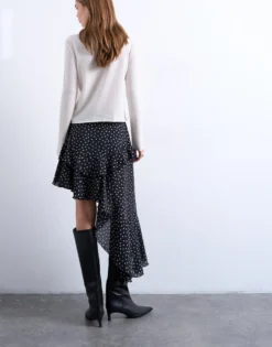 TSMINNA Hohe Taille Midirock