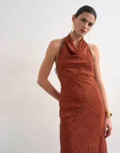 TSNINA Langes Kleid