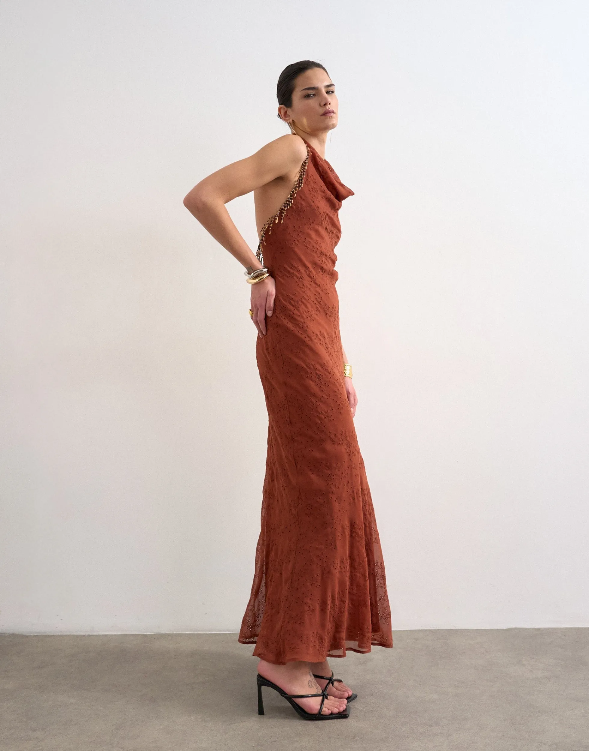 TSNINA Langes Kleid