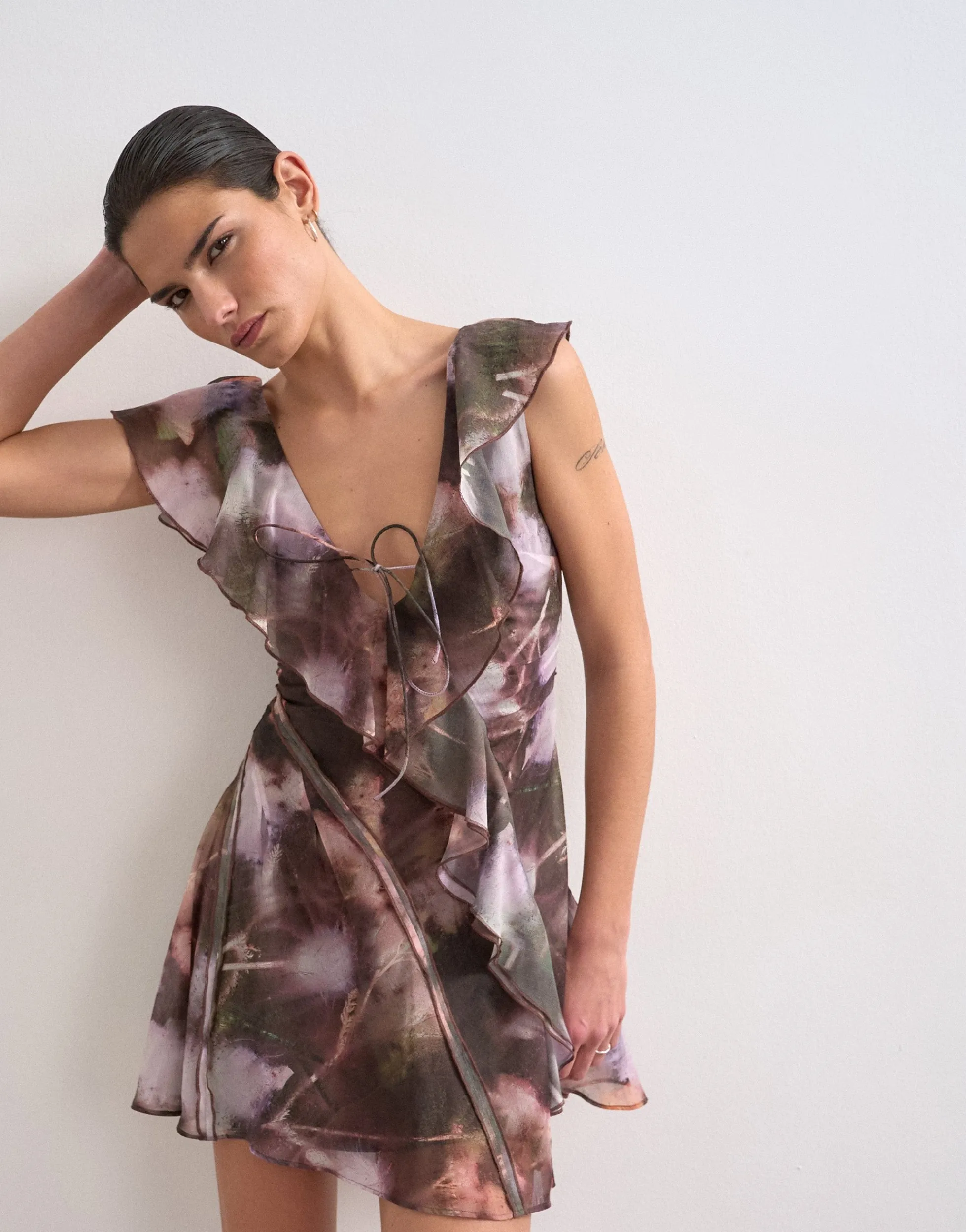TSRIKKE Kurzes Kleid
