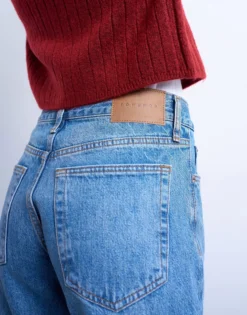 TSRUNWAY Mid Rise Gerade geschnitten Jeans
