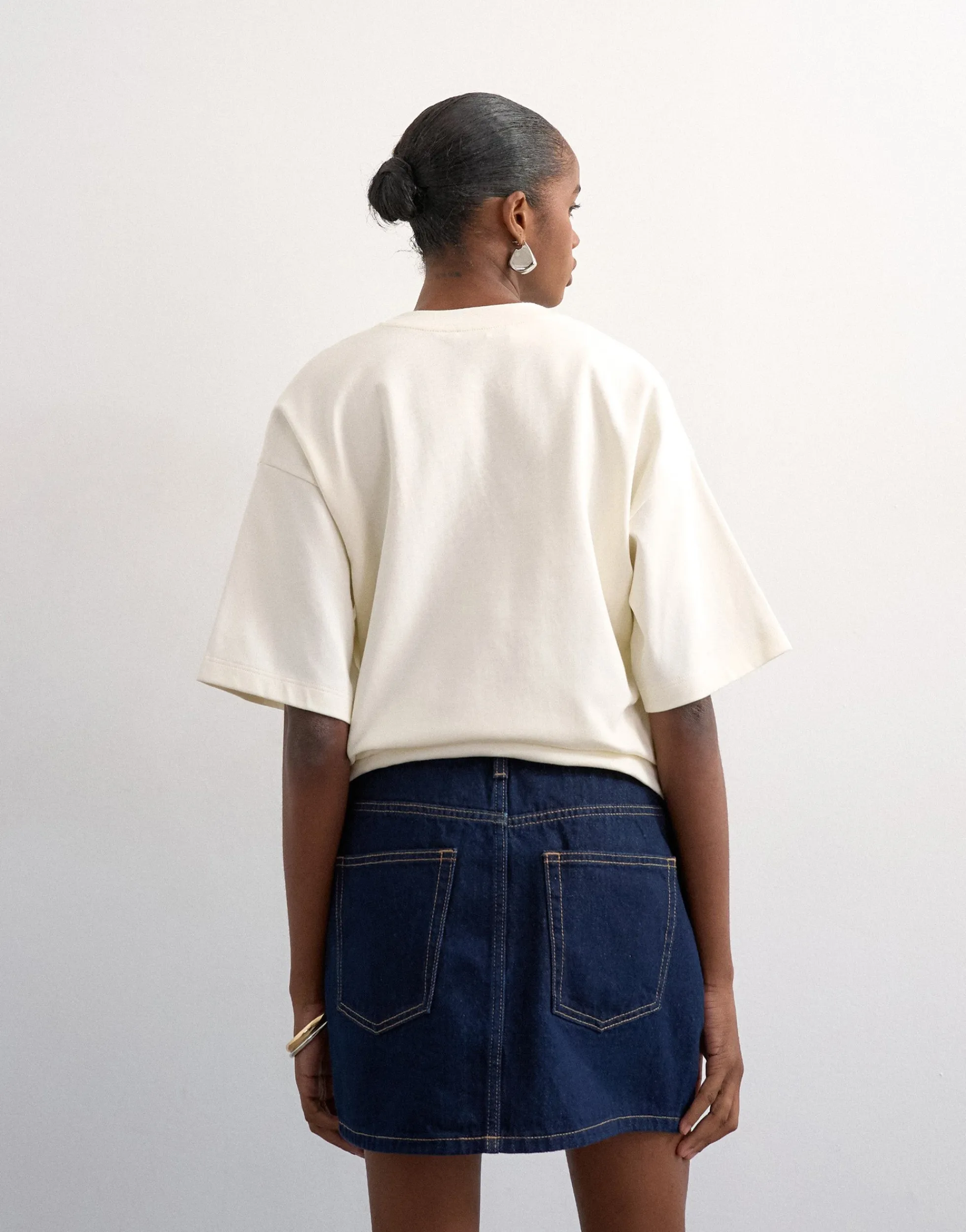 TSSILJE Hohe Taille Minirock