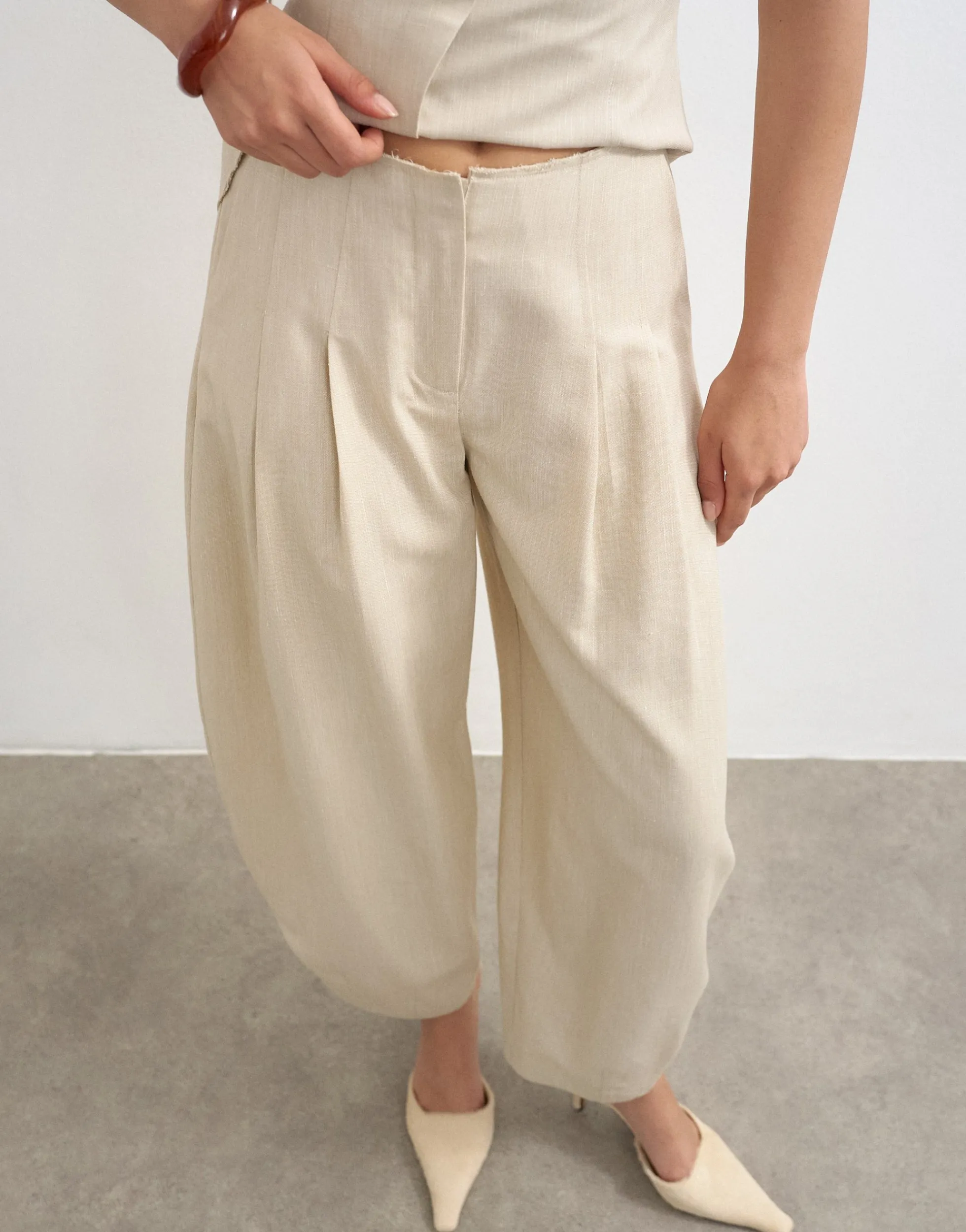 TSSINA Mittlere Taille Hose