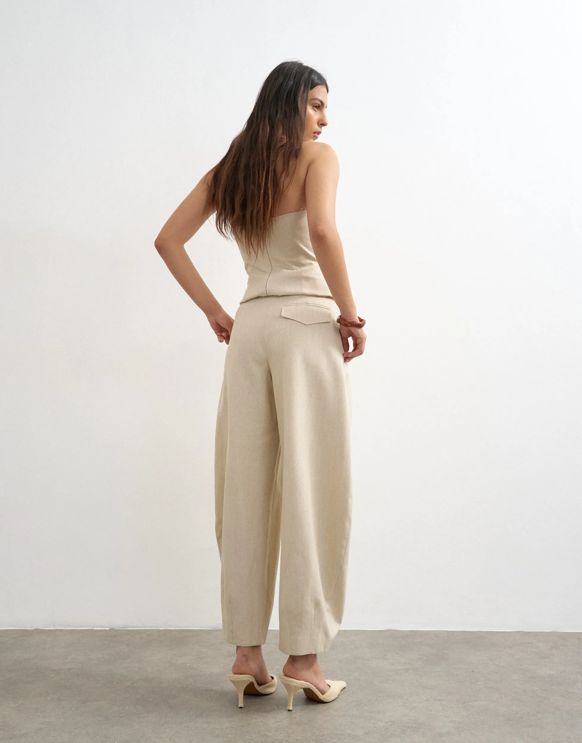 TSSINA Mittlere Taille Hose